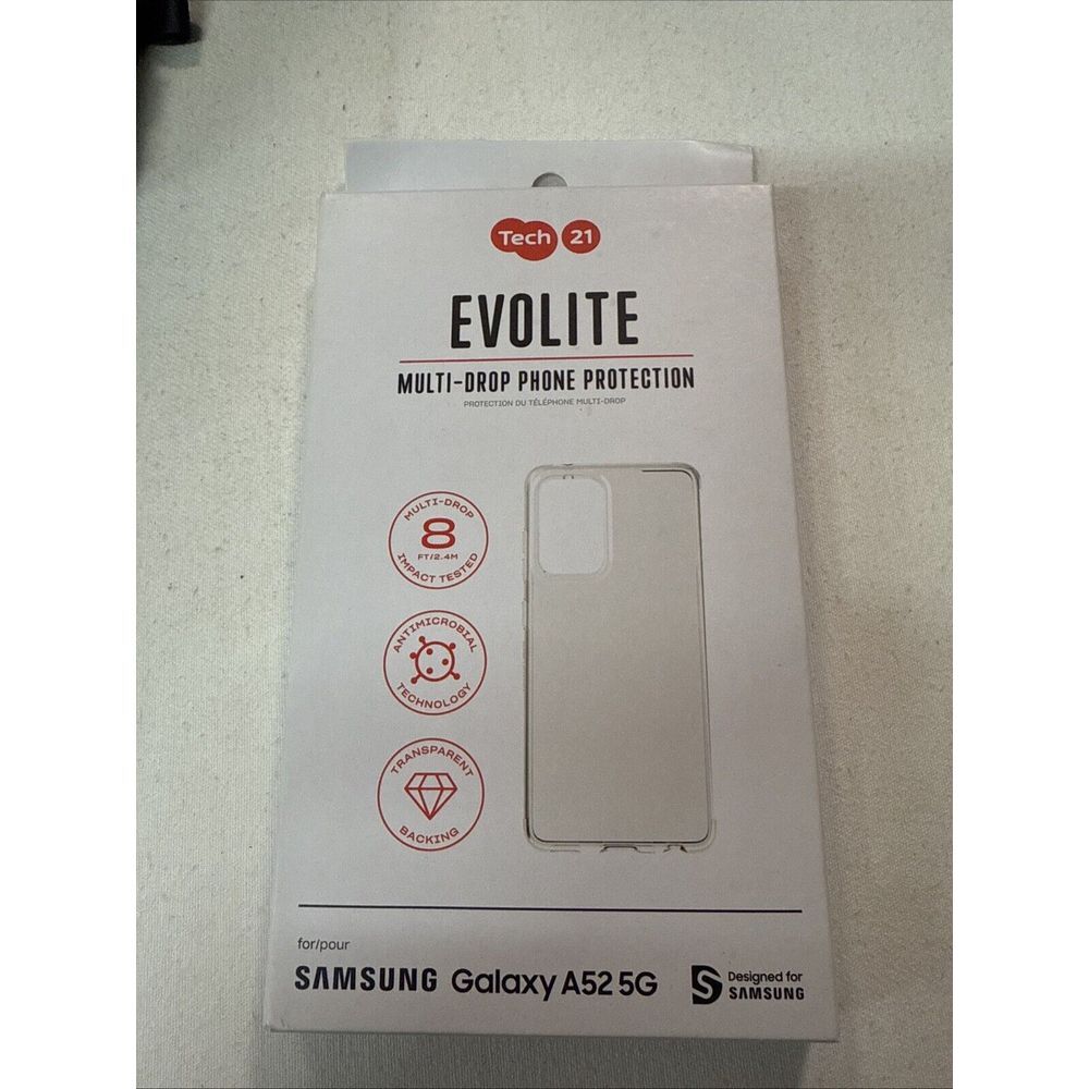 Clear Tech 21 Evolite Samsung Galaxy A52 5G Case, Christmas, Birthday